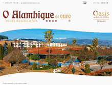 Tablet Screenshot of hotelalambique.com